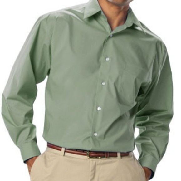 Perry Ellis Other - Perry Ellis Portfolio Sage Green Wrinkle-Resistant